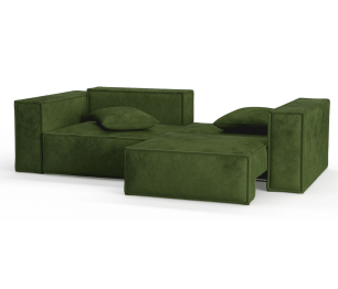 Диван-кровать Loft, независимый пружинный блок, велюр